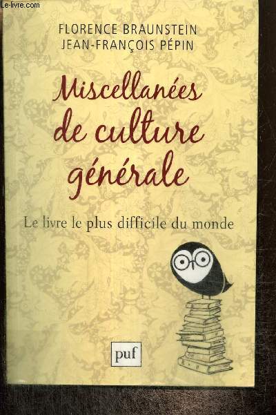 Miscellanes de culture gnrale - Le livre le plus difficile du monde