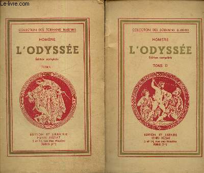 L'Odysse, tomes I et II (2 volumes)