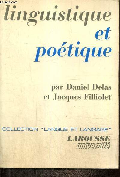 Linguistique et potique (Collection 