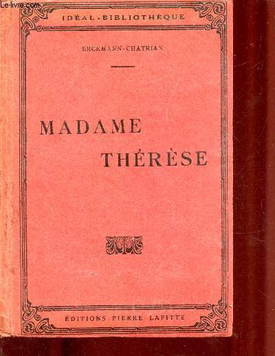 Madame Thrse - Collection Idal-Bibliothque.