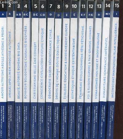 L'encylopdie philosophique les mots de la philo - 30 volumes - volumes 1  30.