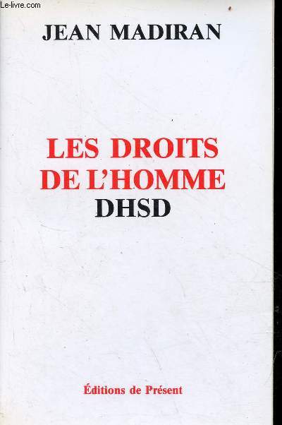 Les droits de l'homme DHSD.