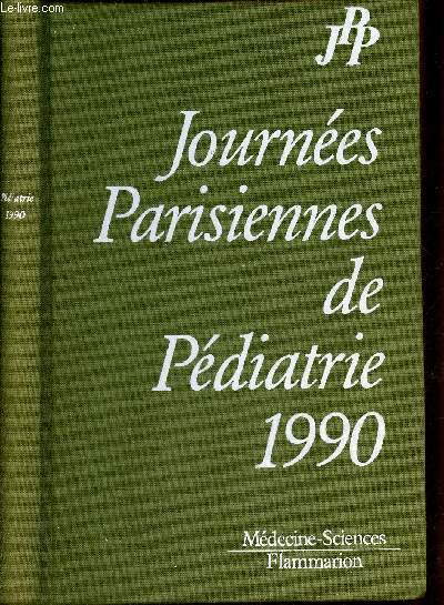 Journes Parisiennes de Pdiatrie 1990 (13 et 14 octobre) - Mucovisidose aspects actuels - les explorations oeso-gastro-duodnales en pdiatrie - diagnostic antnatal - mises au point - l'ducation sanitaire  l'cole, qui , comment, pourquoi ? etc.