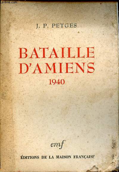 Bataille d'Amiens 1940.