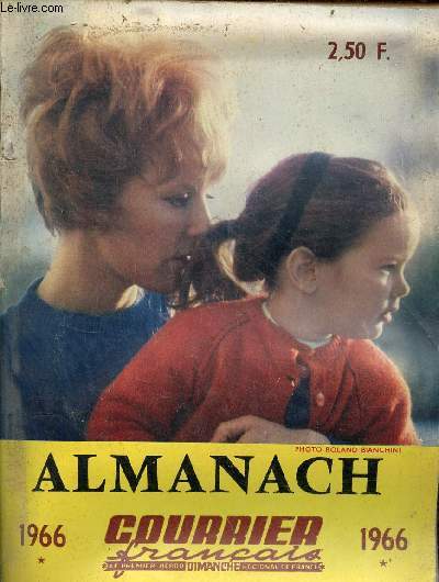 Almanach courrier franais 1966.