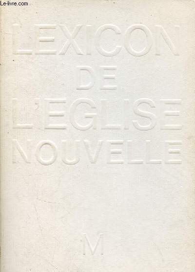 Lexicon de l'glise nouvelle.