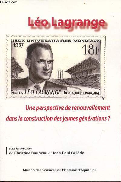 Lo Lagrange - Une perspective de renouvellement dans la construction des jeunes gnrations ?