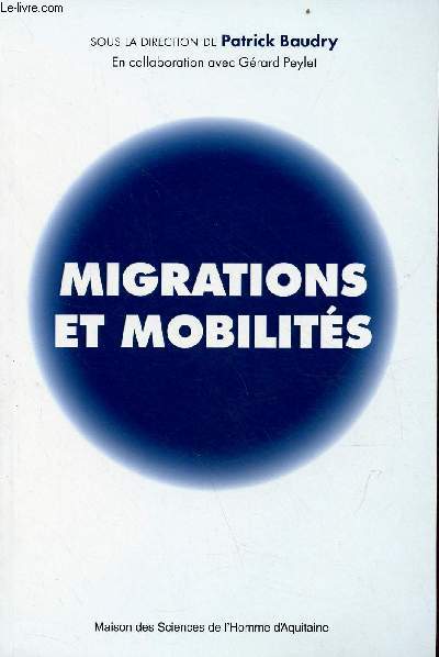 Migrations et mobilits.