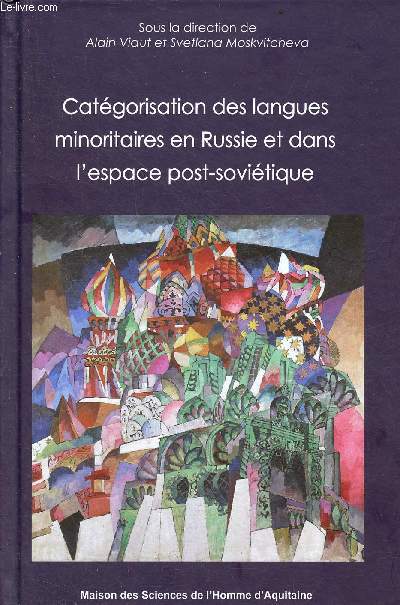 Catgorisation des langues minoritaires en Russie et dans l'espace post-sovitique.