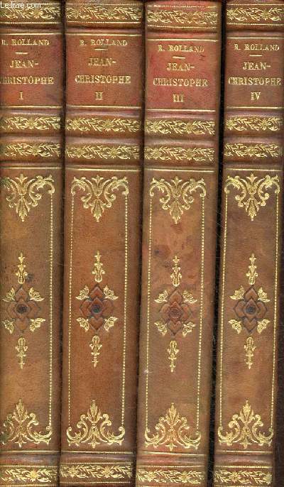 Jean-Christophe - Nouvelle dition - En 4 tomes (4 volumes) - Tomes 1+2+3+4.