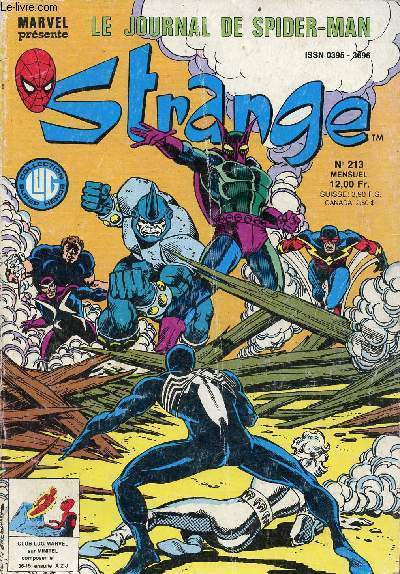 Strange le journal de Spider-Man n213 - La division alpha - l'araigne - les dfenseurs - les vengeurs.