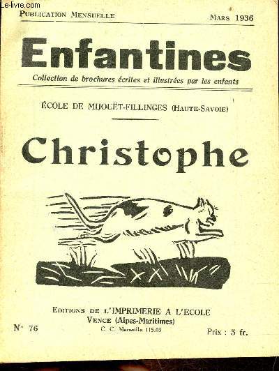 Enfantines n76 mars 1936 - Christophe.