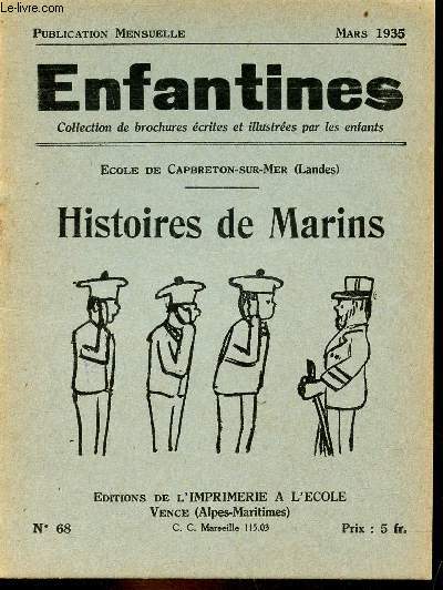 Enfantines n68 mars 1935 - Histoires de Marins.