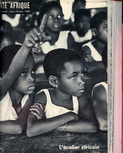 Vivante Afrique n240 septembre-octobre 1965 - L'colier africain - ditorial (A.Sosson) - la course aux coles en Afrique moderne - l'glise inlassable promotrice - Ghana : franche collaboration Eglise-Etat - la guerre scolaire en Uganda ? etc.