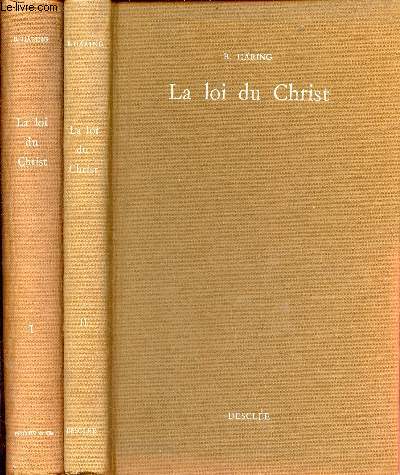 La loi du Christ thologie morale  l'intention des prtres et des lacs - En 2 tomes (2 volumes) - Tome 1 + Tome 2.