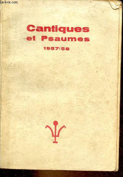 Cantiques et Psaumes 1957/58.