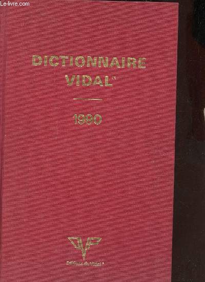 Dictionnaire Vidal 1990 - 66e dition.