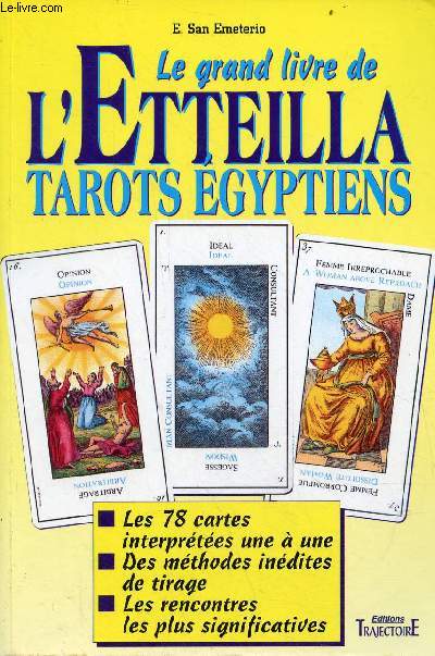 Le grand livre de l'Etteilla tarots Egyptiens.