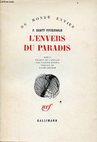 L'envers du paradis - Roman - Collection 