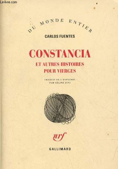 Constancia et autres histoires pour vierges - Collection 