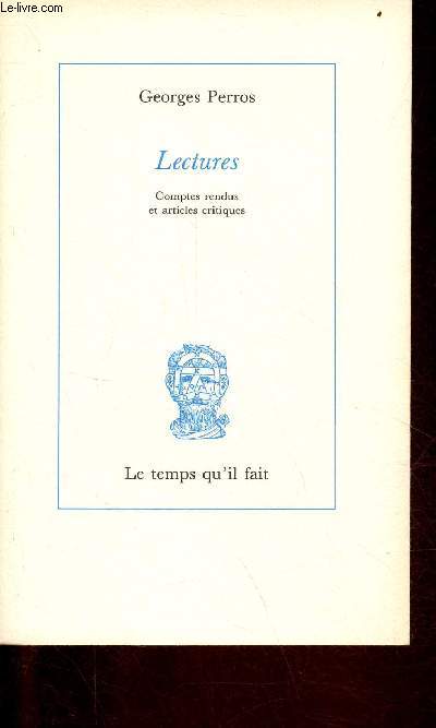Lectures - Comptes rendus et articles critiques - Collection Multigraphies n9.