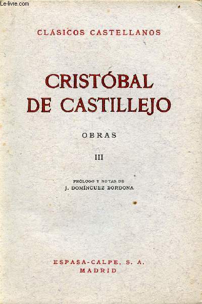 Obras III obras de conversacion y pasatiempo (conclusion) aula de cortesanos - Clasicos Castellanos.
