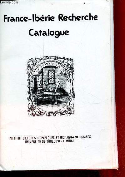 France-Ibrie Recherche Catalogue.