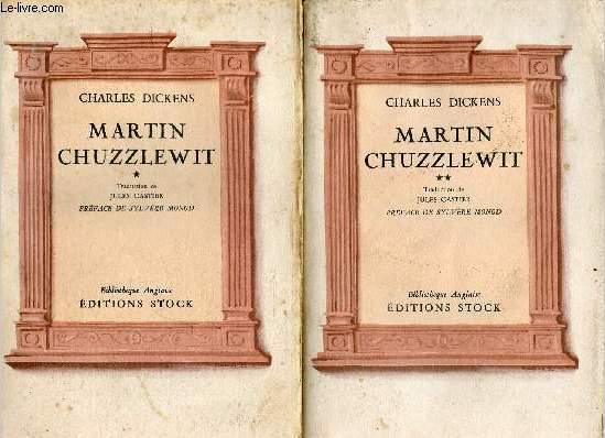 Martin Chuzzlewit - En 2 tomes (2 volumes) - Tome 1 + Tome 2 - Collection bibliothque anglaise.