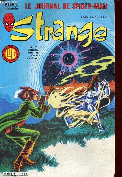 Strange, le journal de Spider-Man n171 mars 1984 - L'invincible Iron Man uen journe particulire 161e pisode - l'homme araigne 202e pisode serai je vaincu par mes pouvoirs ? - l'intrpide Daredevil 165e pisode Dardevill voit rouge ...