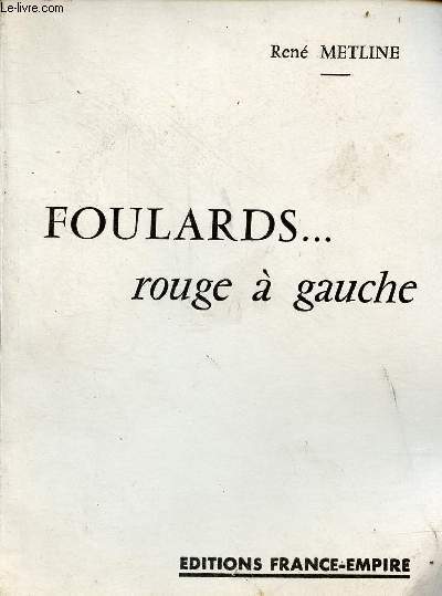 Foulards ... rouge  gauche.