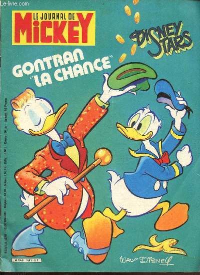 Le journal de Mickey nouvelle srie n1501 5-4-1981 - Mickey contre Mickey - le trsor de l'ile bergamote - l'oiseau rare - donald acrobate martime - l'lphant mcanique - donald s'amuse - guy l'clair - richard le temeraire - mandrake - dossier gontran.