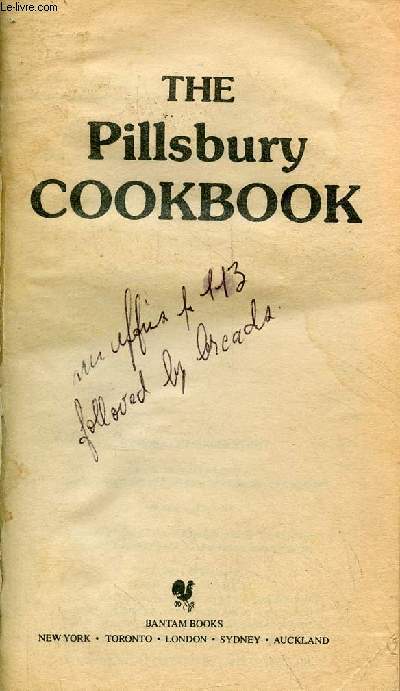 The Pillsbury cookbook.