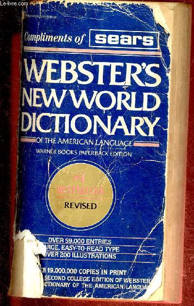 Webster's new world dictionary of the american language - new revised expanded pocket size edition.