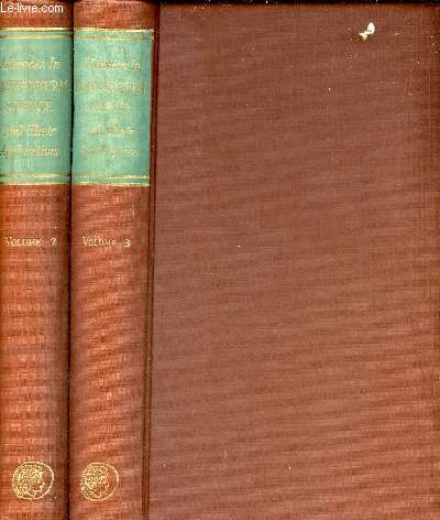 Advances in Horticultural science and their applications proceedings of the XVth International Horticultural Congress Nice 1958 - Volume 2 + Volume 3.