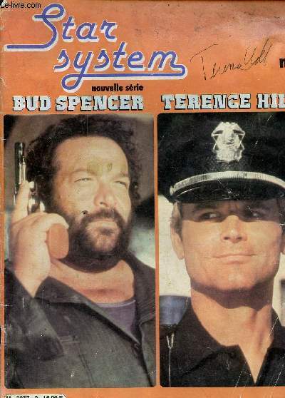 Star system n2 nouvelle srie - Terence Hill Bud Spencer -  travers la presse - biographie de Terence Hill - filmographie de Terence Hill - biographie de Bud Spencer - filmographie de Bud Spencer - les sous produits.