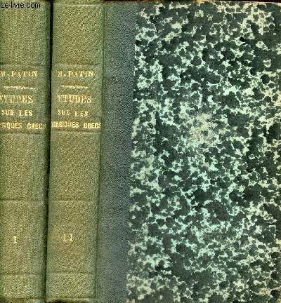 Etudes sur les tragiques grecs - Euripide - En 2 tomes (2 volumes) - Tome 1 + 2 - 3e dition revue et corrige.
