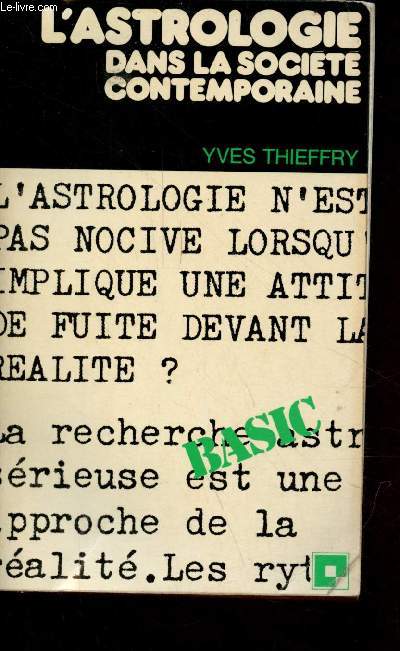 L'astrologie dans la socit contemporaine - Collection Basic.