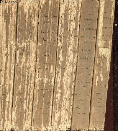 Memoires-journaux de Pierre de l'Estoile - dition pour la premire fois complte et entirement conforme aux manuscrits originaux - En 10 volumes - tomes 1+2+3+4+5+6+8+9+10+11.
