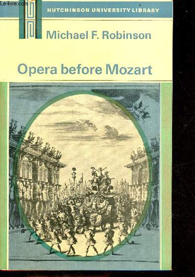 Opera before Mozart.
