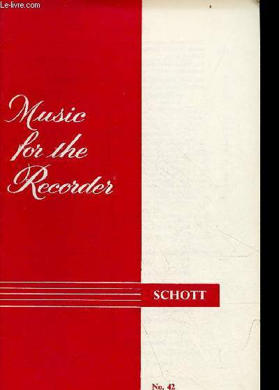 Music for the recorder schoot n42.