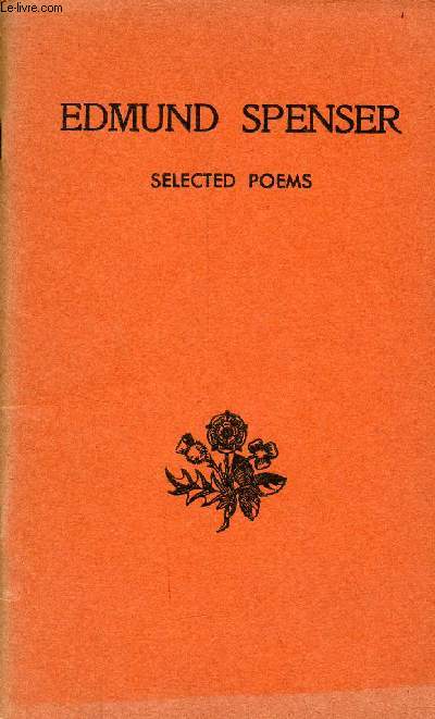 Edmund Spenser selected poems.