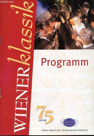 Wiener klassik programm 75 jahre Sdwestdeutsche Philharmonie Konstanz.