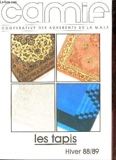 Catalogue Camif les tapis hiver 88/89.