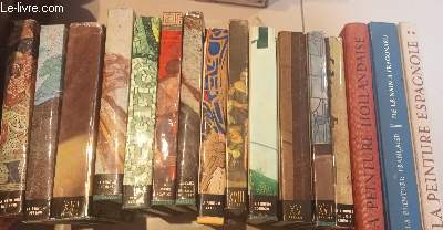 Lot de 16 livres de la collection Skira : La peinture franaise de Le Nain  Fragonard par Jacques Tuillier et Albert Chtelet 1964 + La peinture espagnole de Velasquez  Picasso par Jacques Lassaigne 1952 + La peinture indienne ...