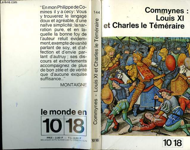 LOUIS XI ET CHARLES LE TEMERAIRE.