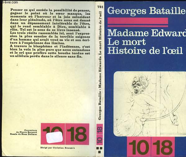 MADAME EDWARDA- LE MORT- HISTOIRE DE L OEIL.