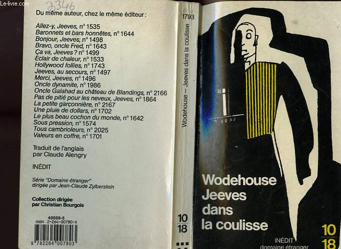 JEEVES DANS LA COULISSE.