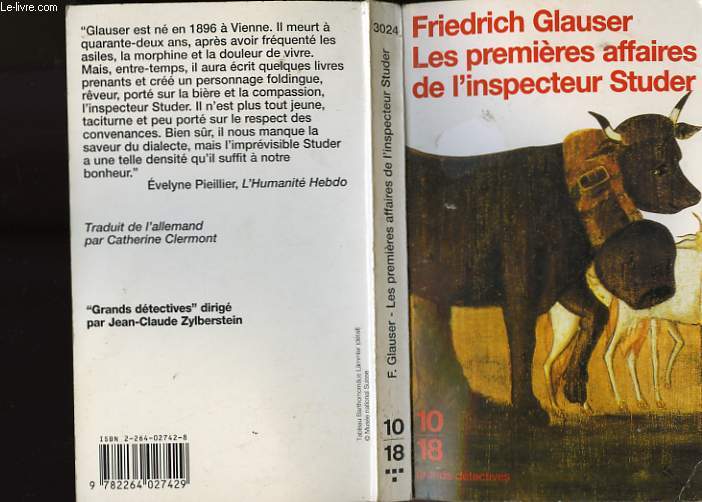 LES PREMIERES AFFAIRES DE L INSPECTEUR STUDER.