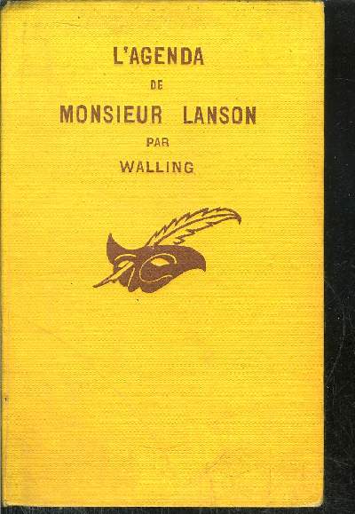 L' AGENDA DE MONSIEUR LANSON - WALLING - 1930 - Afbeelding 1 van 1