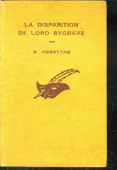 LA DISPARITION DE LORD BYGRAVE.